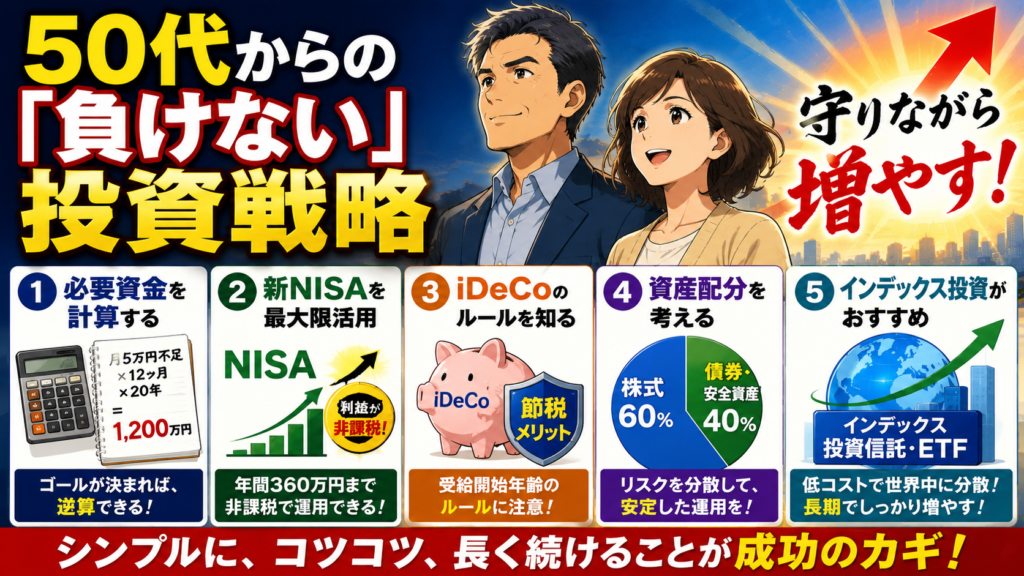50代からの「負けない」投資戦略