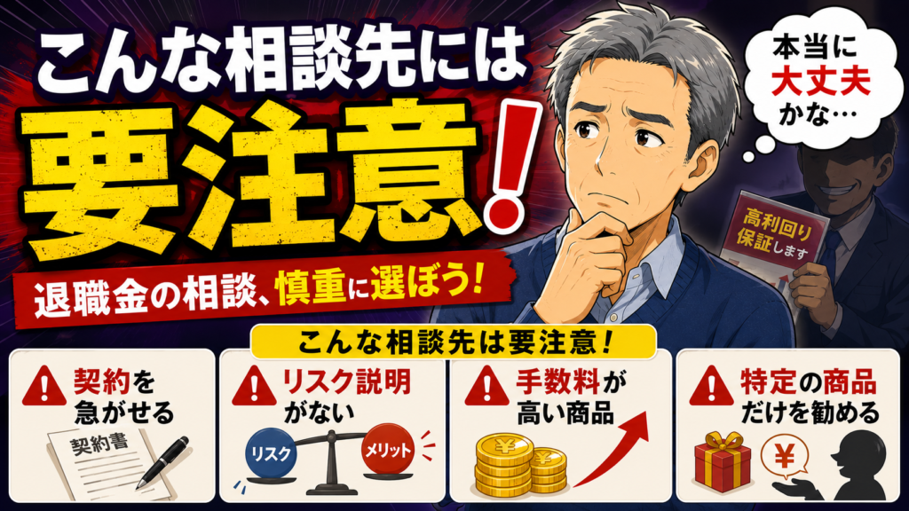 こんな相談先には要注意